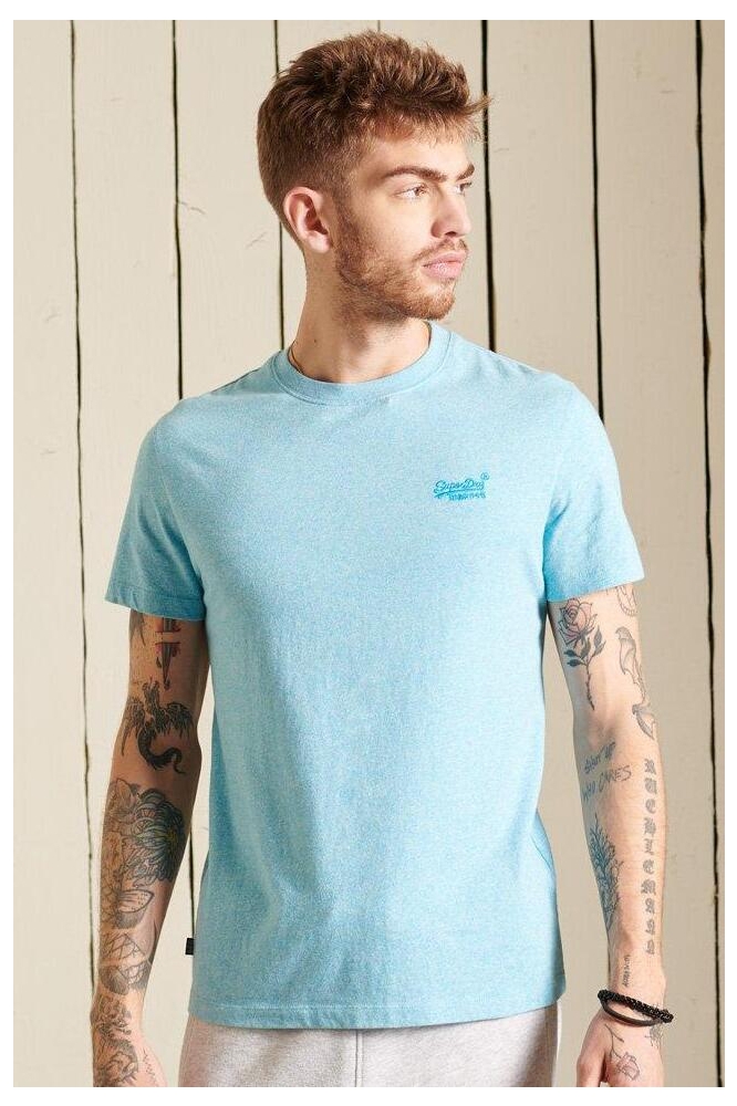 VINTAGE LOGO EMB TEE M1011245A TURQUOISE SEA GRIT 5WW